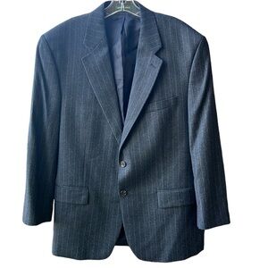 Lauren Ralph Lauren Men’s Gray PinStripe Wool/Cashmere Sports Coat/Blazer. 44R